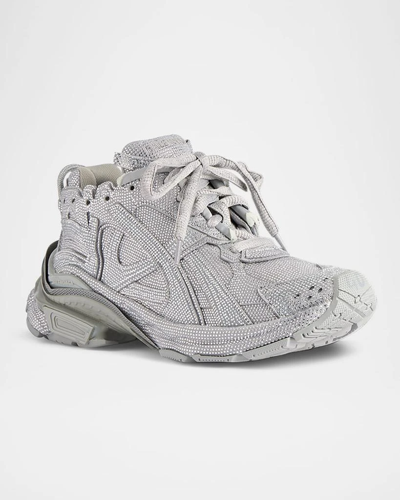 Balenciaga Runner Rhinestone-Embellished Fashion Sneakers 2
