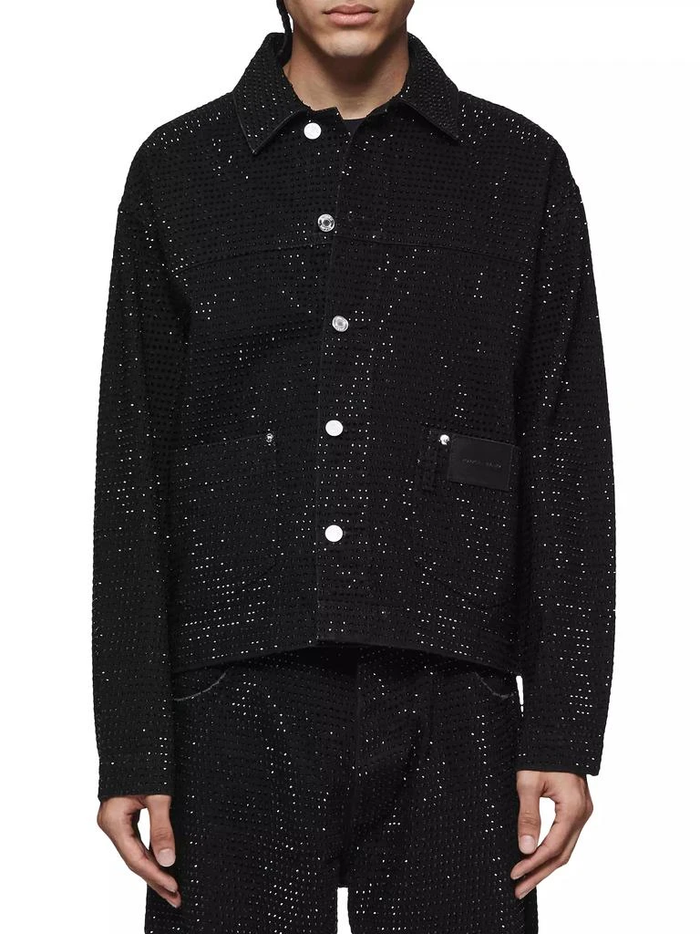 Purple Brand Chore Rhinestone Jacket 1