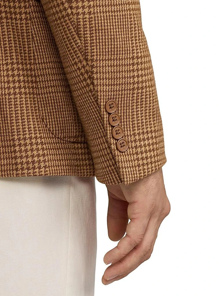 Ralph Lauren Hadley Hand-Tailored Plaid Jersey Jacket 9
