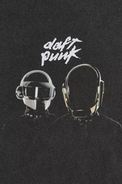 Urban Outfitters Daft Punk Washed Cotton Graphic Tee 2