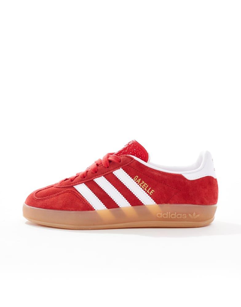 Adidas adidas Originals Gazelle Indoor trainers in red