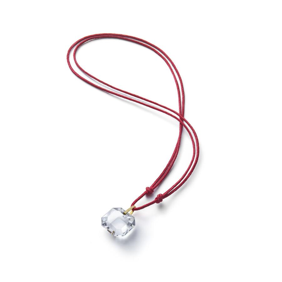 Baccarat Pendant Yellow Gold Clear Crystal