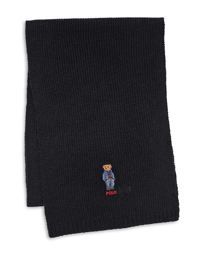 Ralph Lauren Polo Bear Ribbed Knit Scarf 1