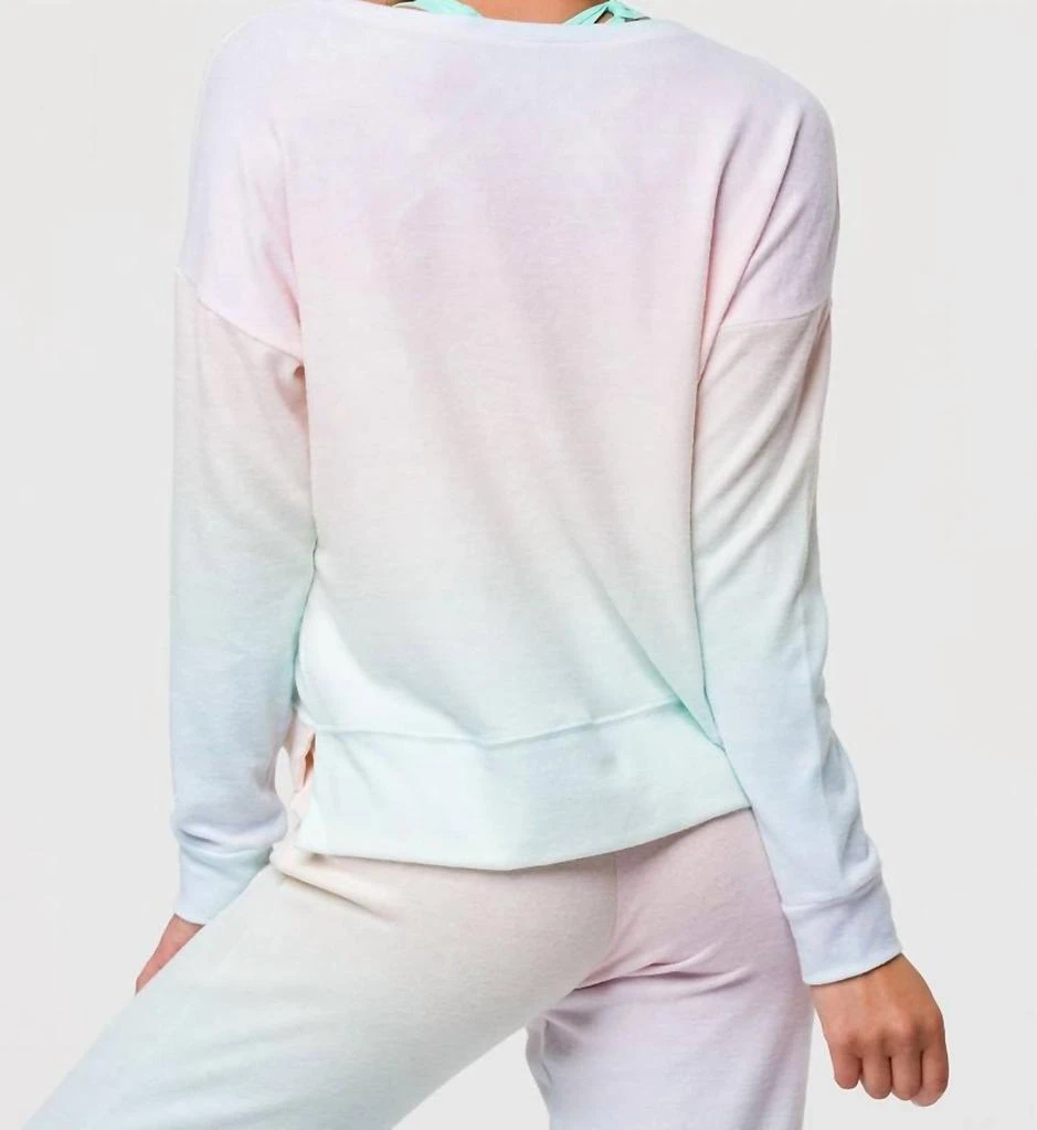 Onzie High Low Sweatshirt In Dreamsicle 4