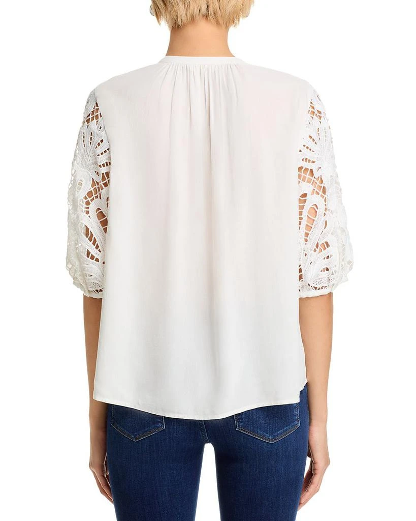 Ramy Brook Gia Lace Sleeve Top 3
