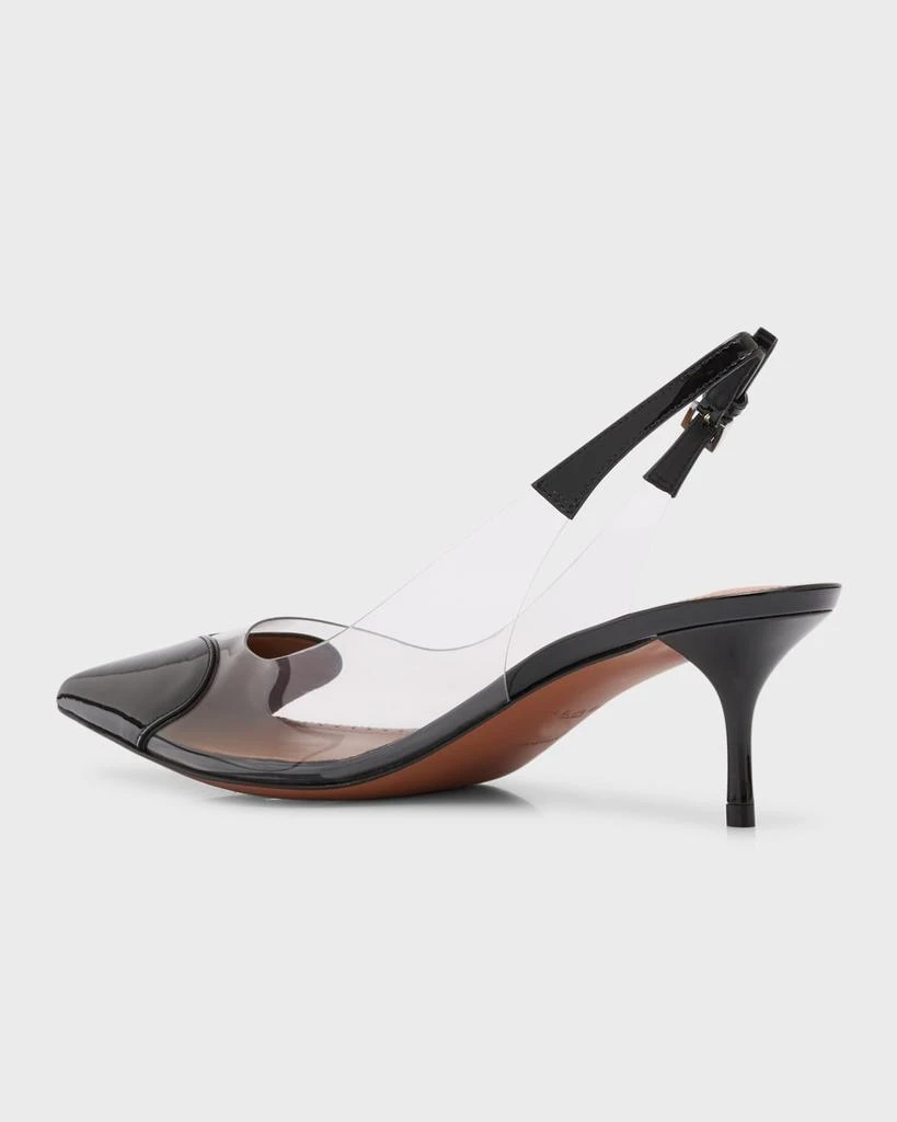 Alaïa Coeur Plexi Heart-Toe Slingback Pumps 4