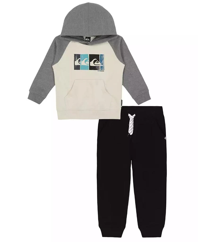Quiksilver Toddler & Little Boys 2T-7 Two-Piece Hooded Sweatshirt and Joggers Set 1