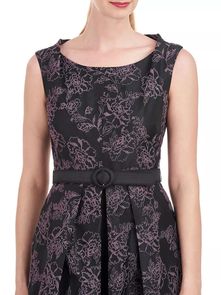 Kay Unger Everlee Floral Walk-Thru Jumpsuit 5