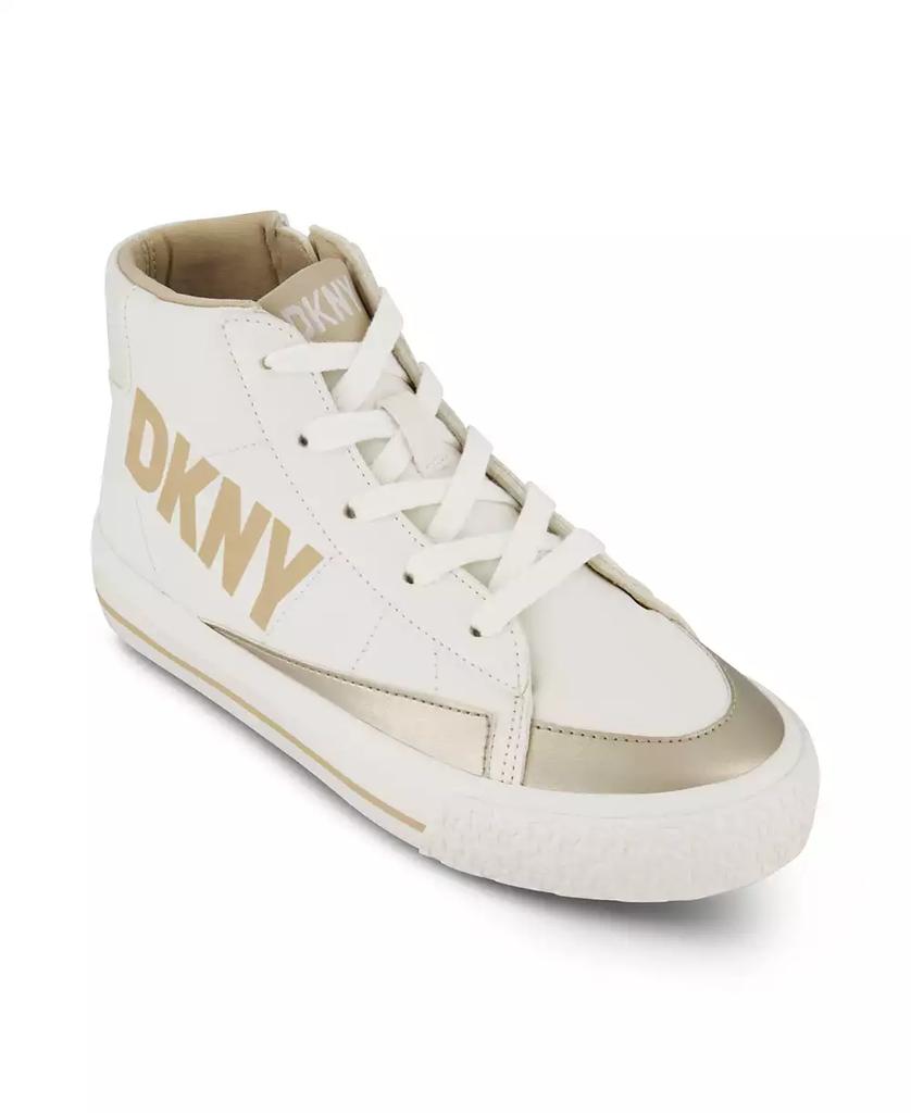 DKNY Little and Big Girls Hannah Malissa High Top Sneaker