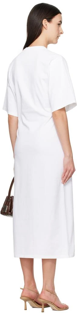 Róhe White Jersey Fitted T-shirt Maxi Dress 3