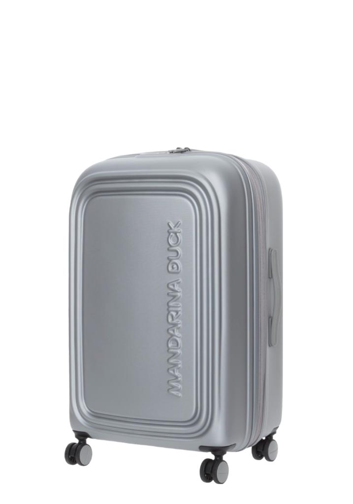 MANDARINA DUCK LOGODUCK + TROLLEY MEDIUM EXP Woman Mandarina Duck p10szv32-466 Silver