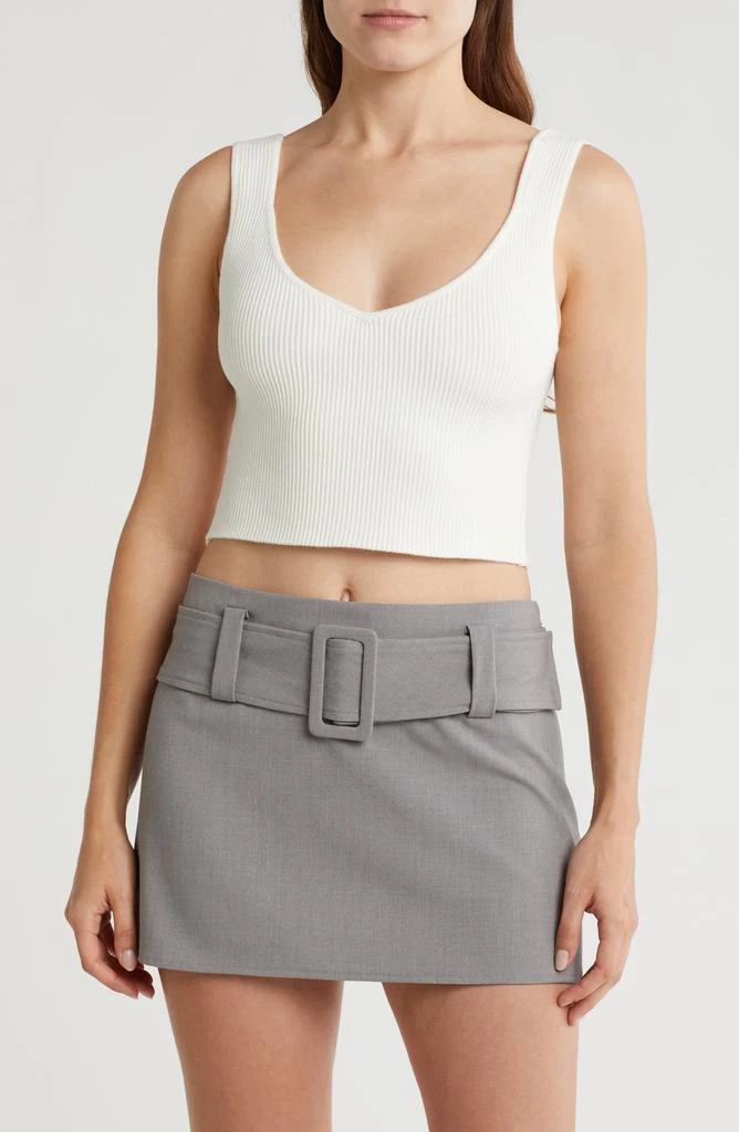 Abound Reversible Rib Crop Sweater Tank 3