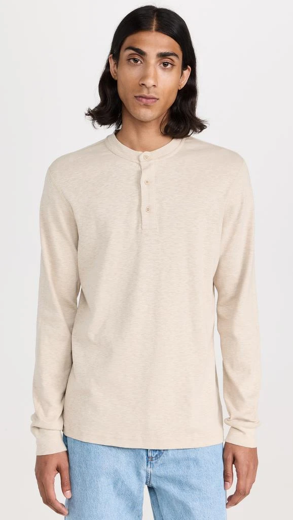 REIGNING CHAMP 1x1 Slub Long Sleeve Henley 6