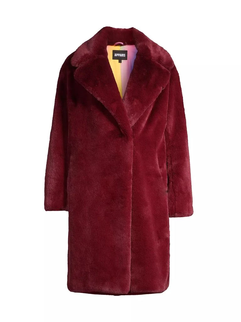 Apparis Stella Plant-Based Faux-Fur Coat 1