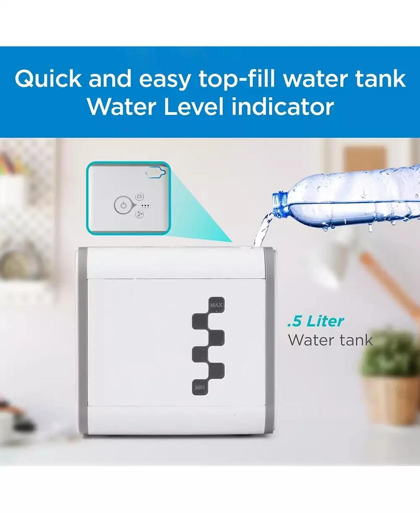Black & Decker BLACK+DECKER Desktop Air Cooler, Personal Portable Fan with 3-Speeds, Evaporative Air Cooler with 0.5L Water Tank 6