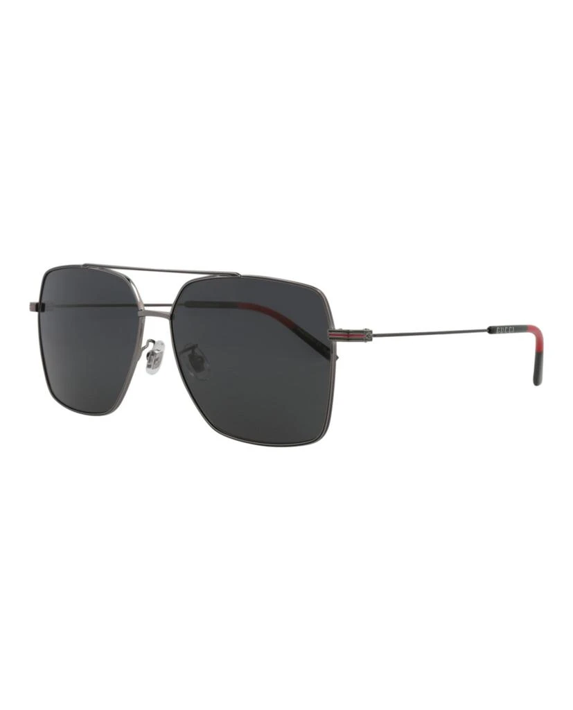 Gucci Aviator-Frame Metal Sunglasses 2