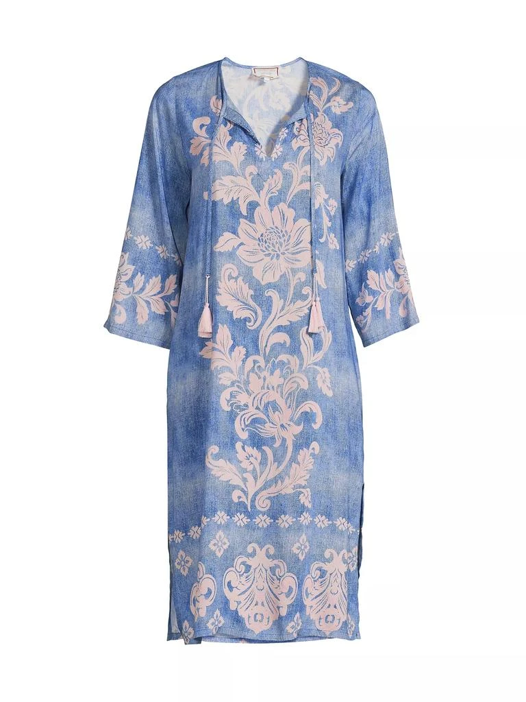 Johnny Was Florentina Caftan Midi-Dress 1