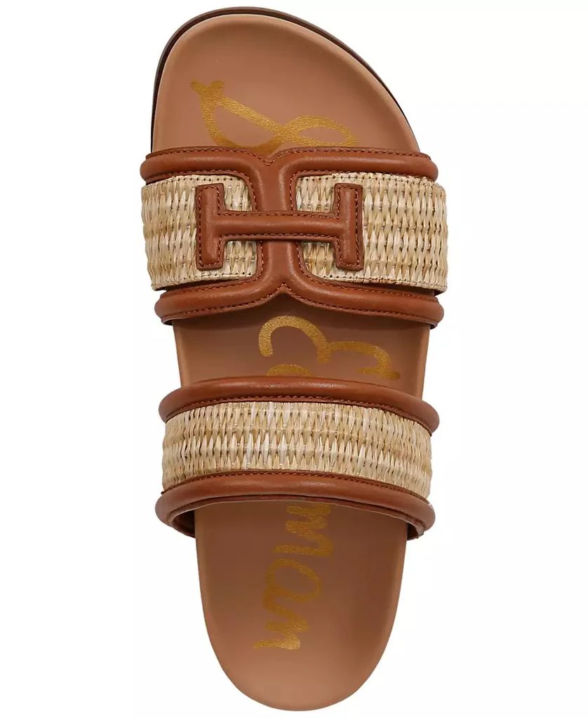 Sam Edelman Women's Rowan Emblem Slide Footbed Sandals 4
