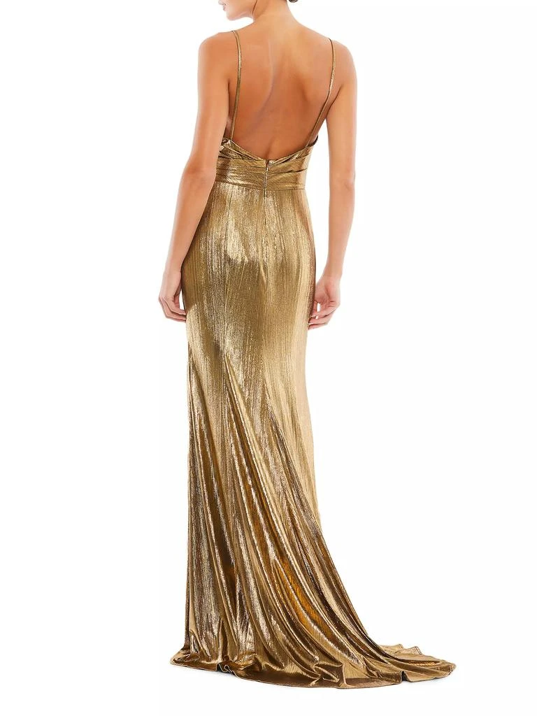 Mac Duggal Metallic Mermaid Gown 2