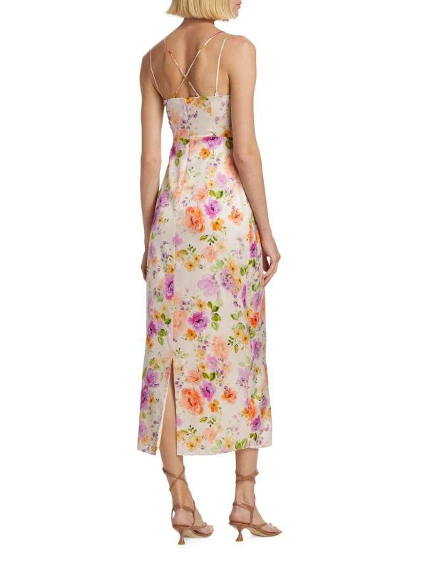 Favorite Daughter Rosemary Floral Midi Slip Dress 4