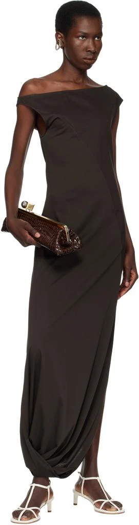 Jacquemus Brown La Croisière 'The Salon clutch' Bag 4