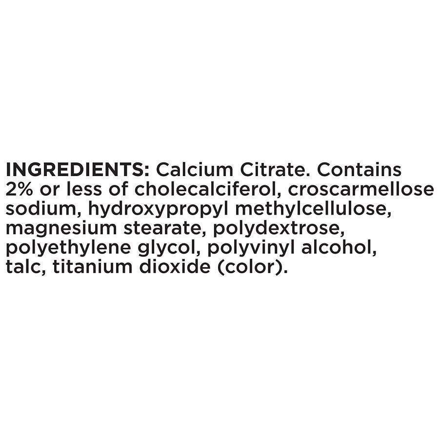 Walgreens Calcium Citrate 630mg with 12.5mcg D3 (90 days) 3