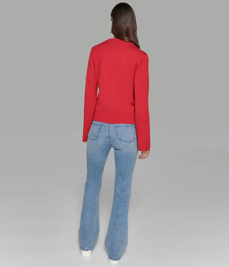 Karl Lagerfeld Paris LOGO SWEATER WITH WIDE SLEEVES 2