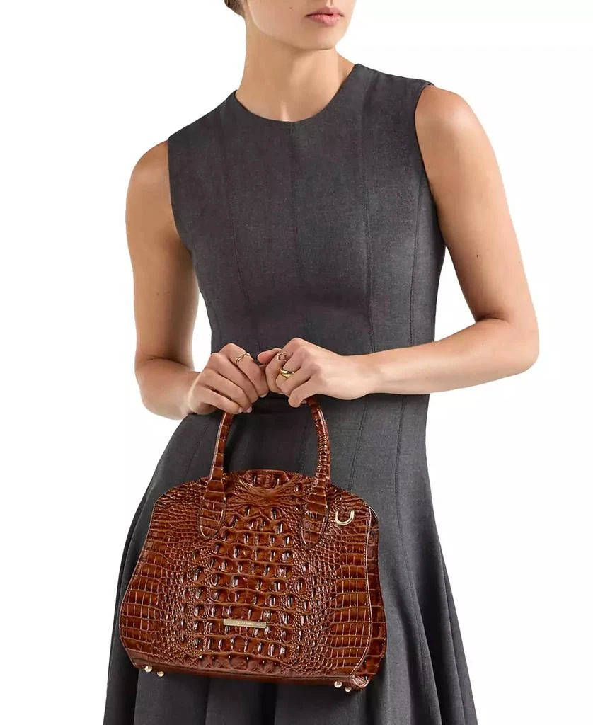 Brahmin Rosetta Minden Leather Satchel 6