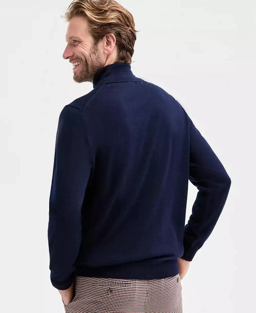 Club Room Men's Merino Wool Blend Turtleneck Sweater, Created for Macy's 3
