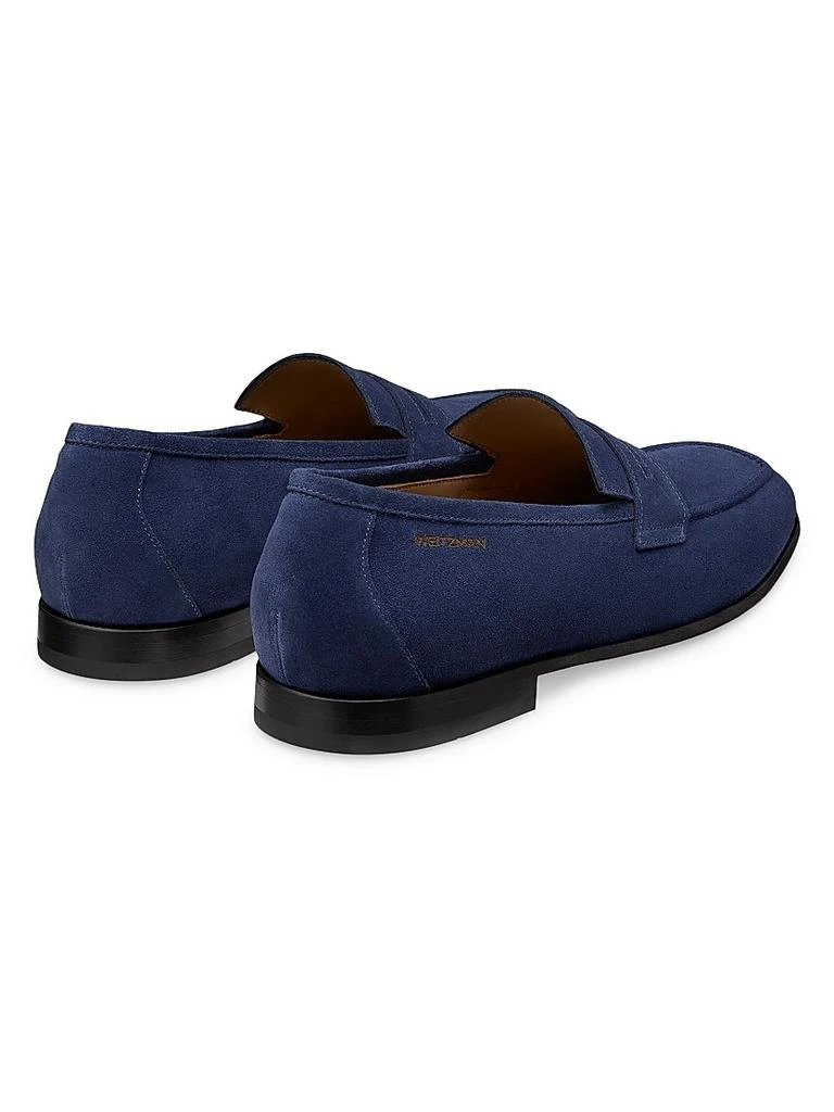 Stuart Weitzman SW Club Suede Penny Loafers 3