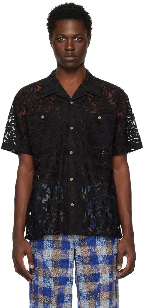 Andersson Bell Black Flower Shirt 1