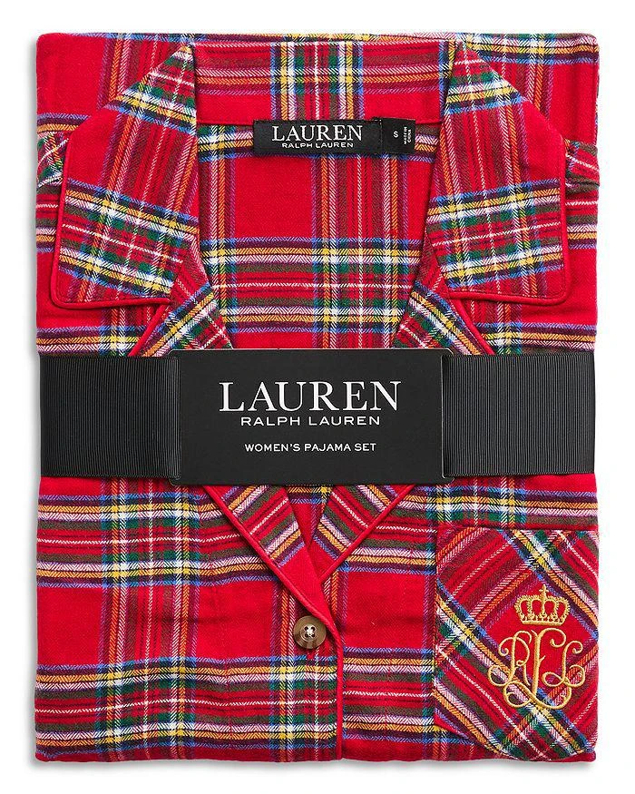 Ralph Lauren Long Sleeve Notch Collar Pajama Set 5