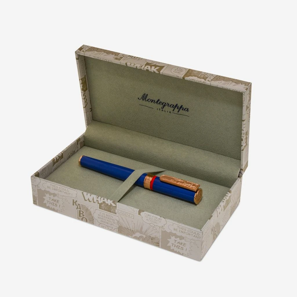 Montegrappa Montegrappa DC Comics Heroes and Villains Superman Rollerball Pen ISDCSRYB 4