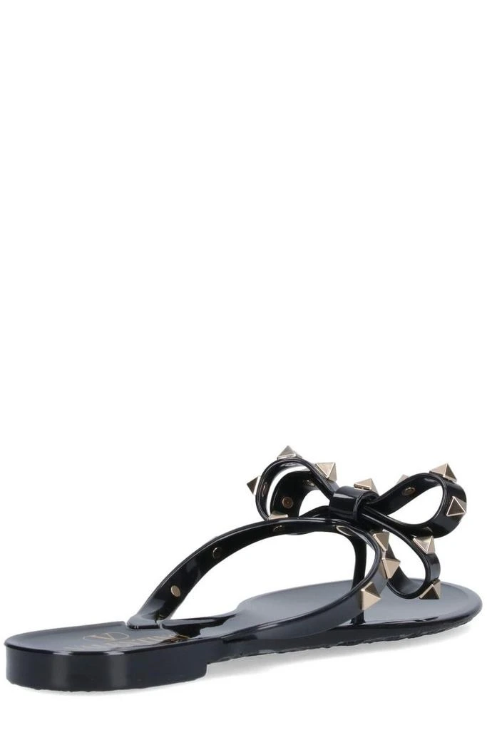 Valentino Valentino Garavani Rockstud Bow Detailed Thong Sandals 3