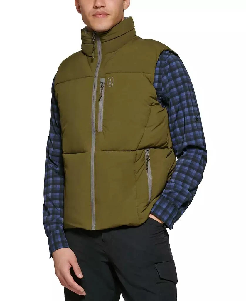 BASS OUTDOOR Men's Glacier Quilted Full-Zip Hiking Vest 4
