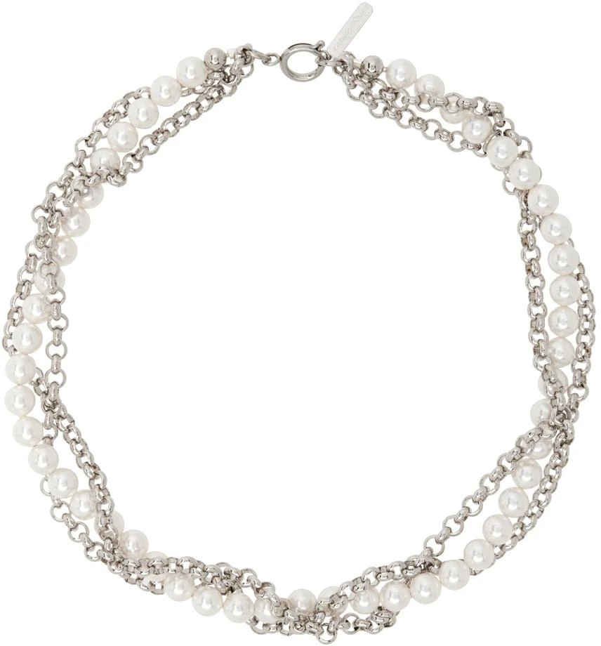 Justine Clenquet Silver Gabi Choker 1