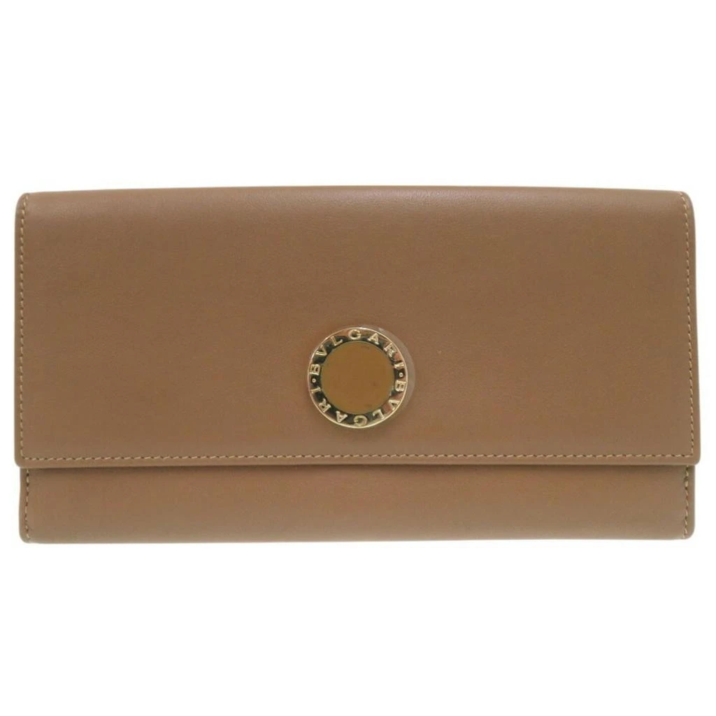 BVLGARI Leather Long Wallet (Bi-Fold) (Pre-Owned)