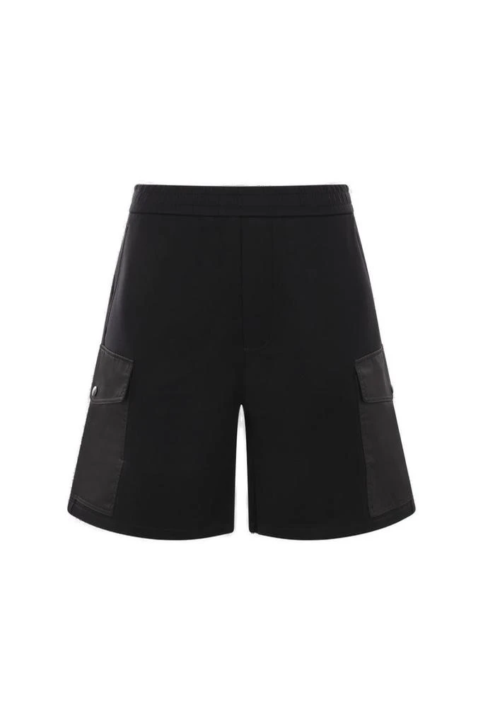 Prada Prada Triangle-Logo Elasticated Waistband Shorts 1