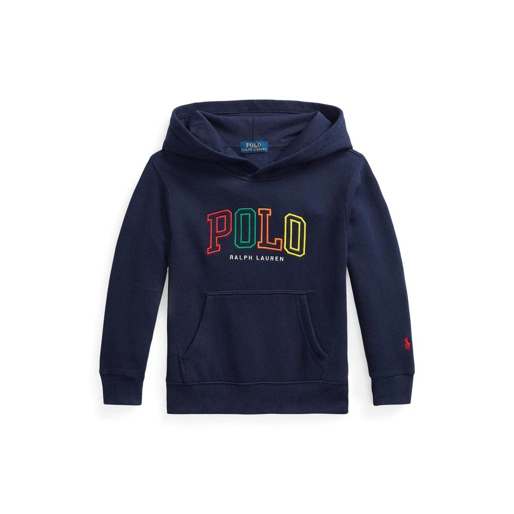 Polo Ralph Lauren Kids Logo Fleece Hoodie (Little Kids) 1