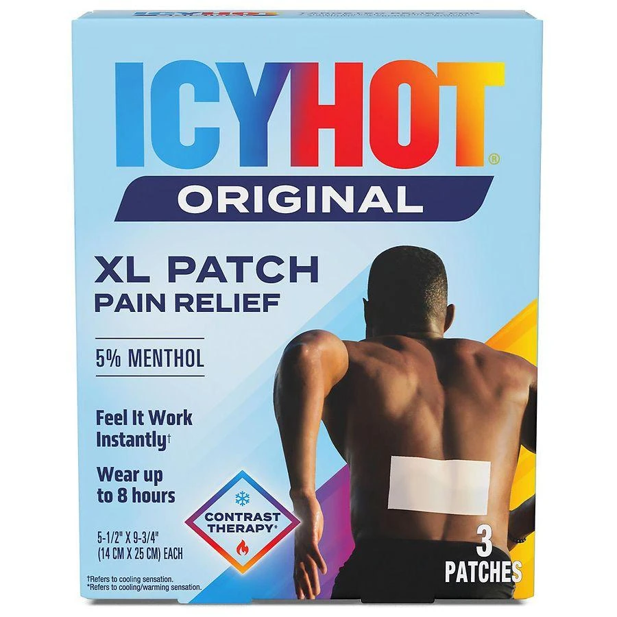 Icy Hot Original Pain Relief Patch, Fabric Patches XL