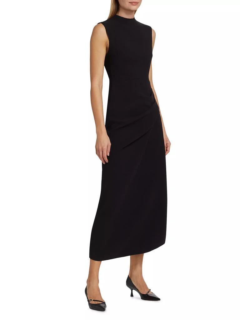 Acler Kempsey Crepe Draped Maxi Dress 4