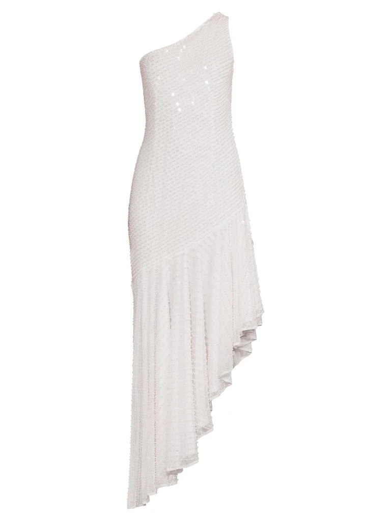 ruffle asymmetric sheath dress mac duggal Cut Out Asymmetrical Ruffled Gown main image 0