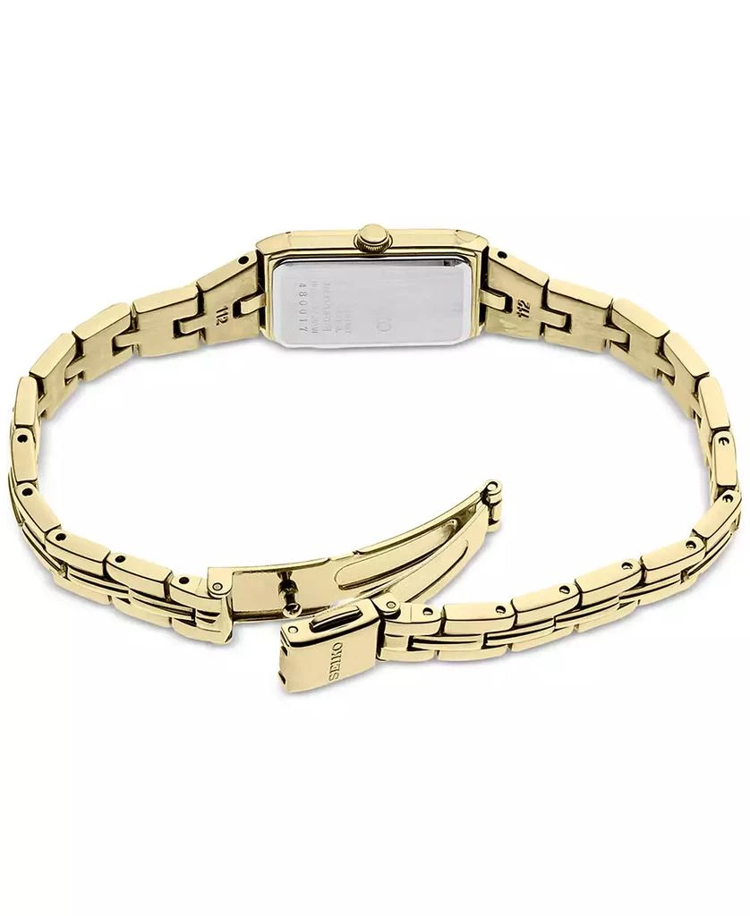 Seiko Women's Essential Gold-Tone Stainless Steel Bracelet Watch 15mm 3