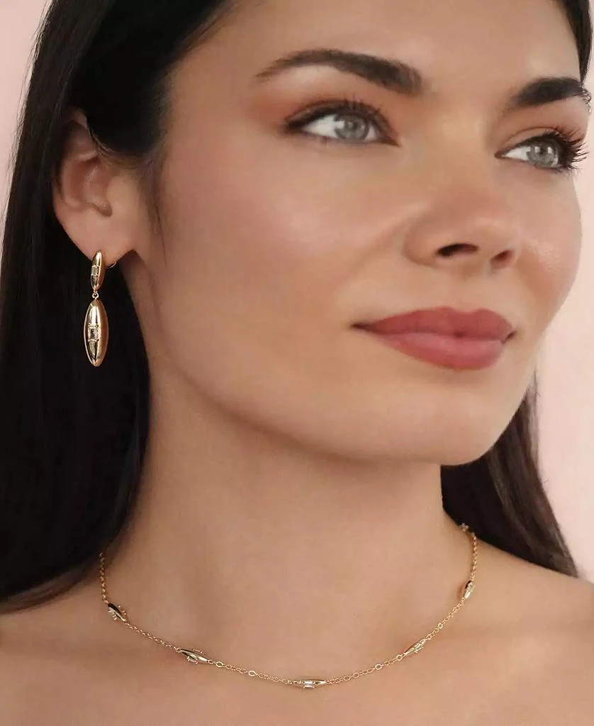 Ettika Jewelry Oval Dome Double Drop Earrings 4