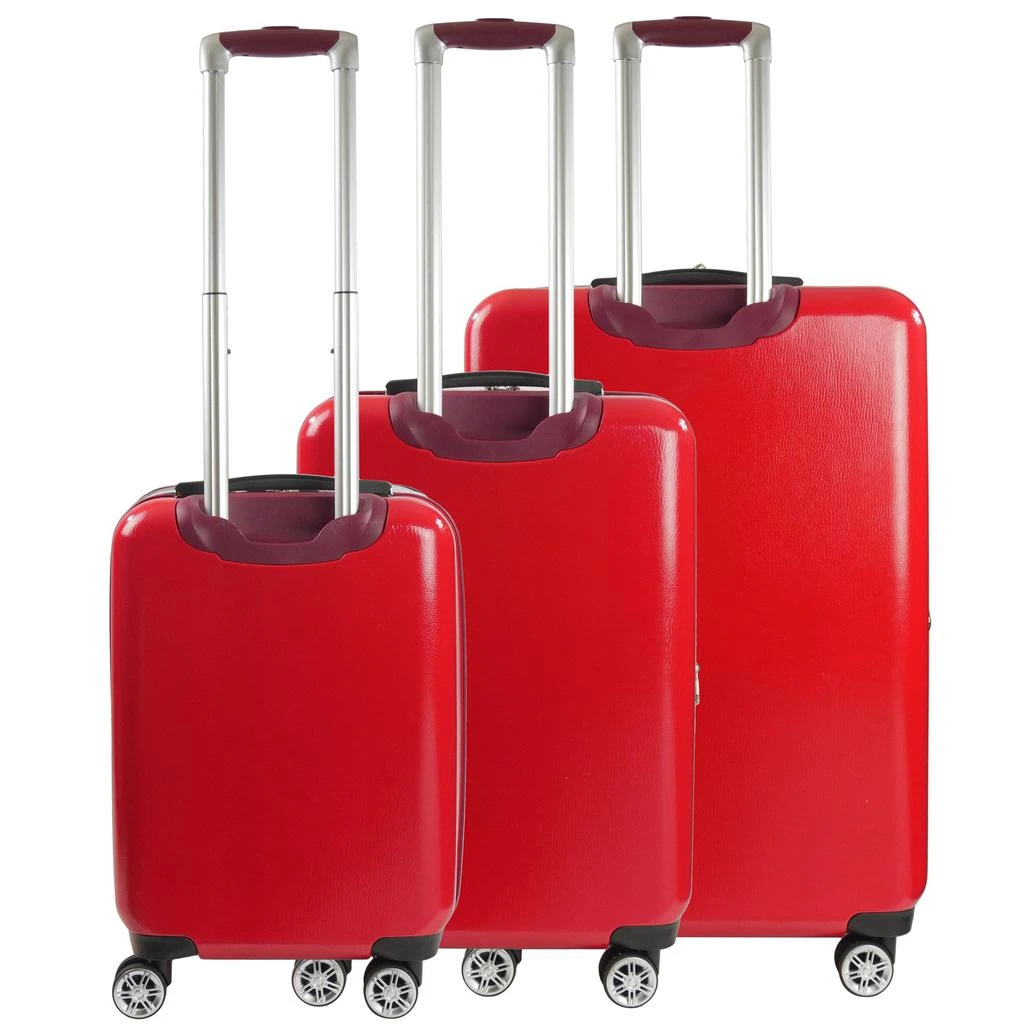 Ful Disney Minnie Mouse Travel Patch 3 pc Luggage Set, Red 3