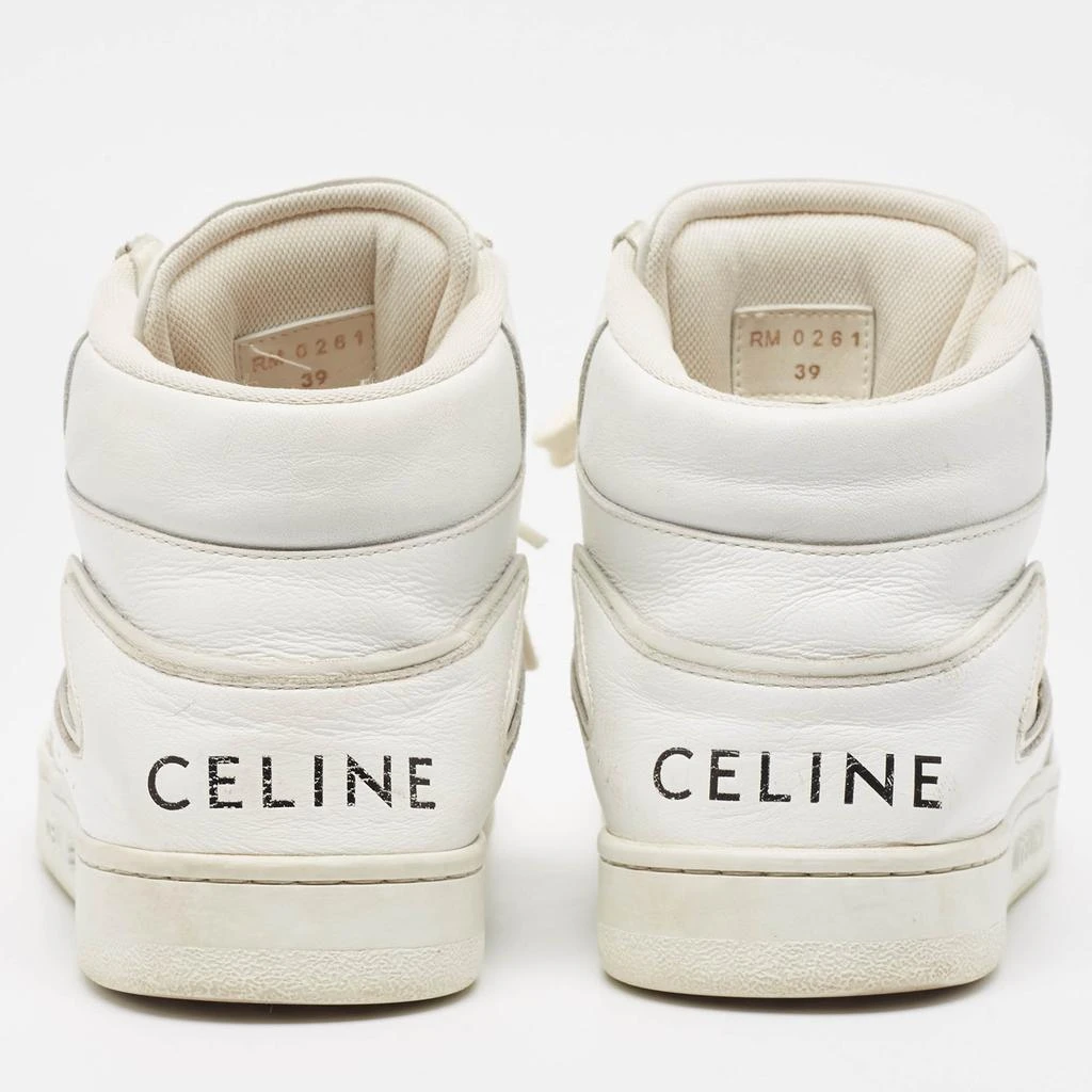 Celine Celine White Leather CT-01 Z High Top Sneakers Size 39 5