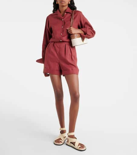 Loro Piana Linen shorts 2