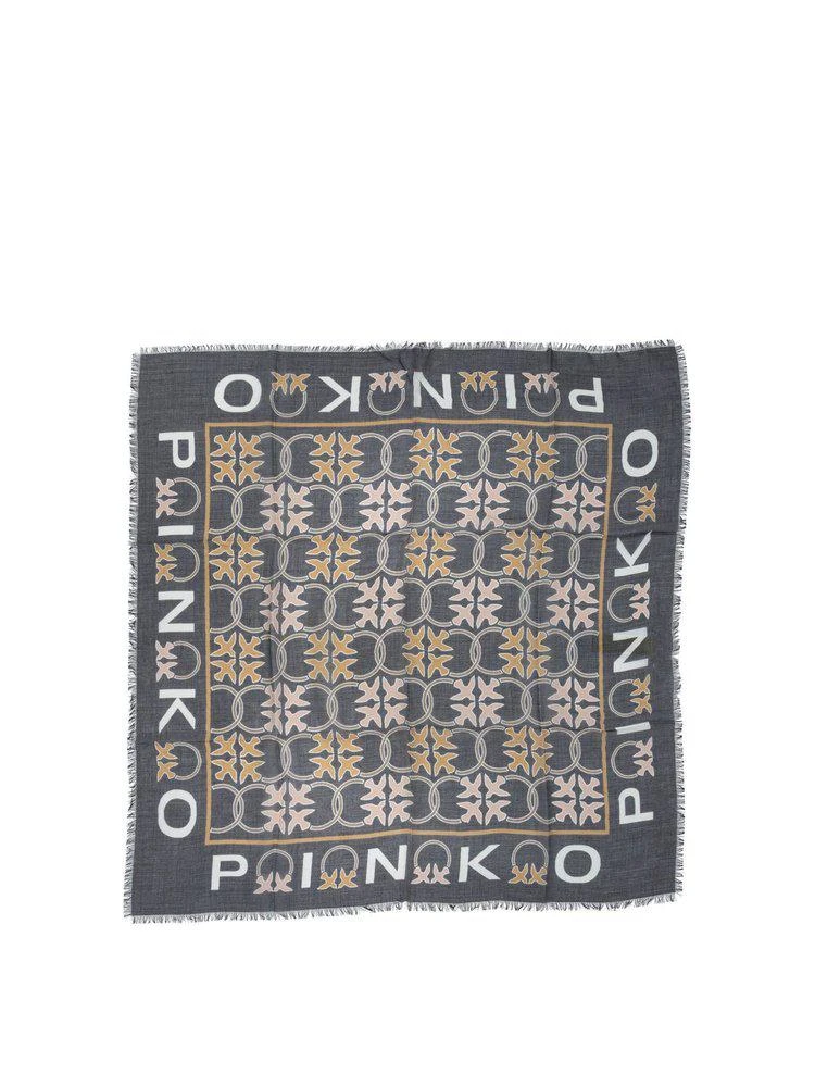 PINKO Pinko Logo Pattern Square Scarf