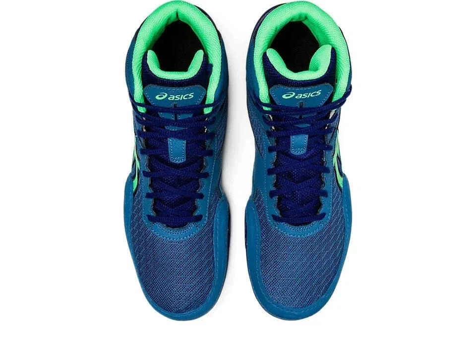 ASICS Matflex 6 Wrestling Shoes Mens Size 8 Lace Up 1081A021 Blue Athletic Matflex 6 1081A021-404 Sneakers Mens US 12 Blue Wrestling  main image 3