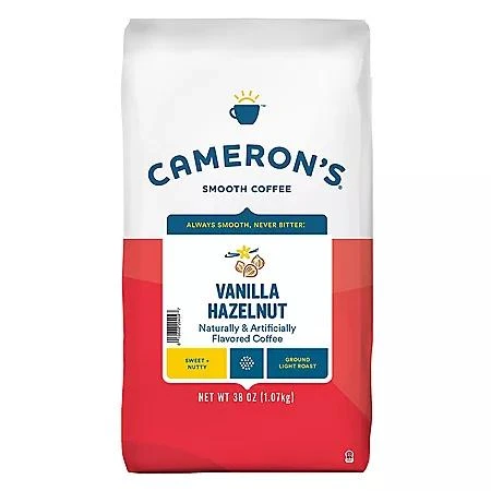 Cameron's Coffee Cameron's Specialty Ground Coffee, Vanilla Hazelnut 38 oz. 1